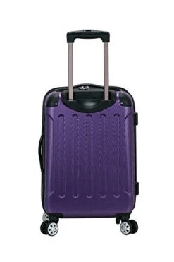 Rockland London Hardside Spinner Wheel Luggage, Purple, Carry-On 20-Inch -Luggage Factory Store 41FkDKqDjfL