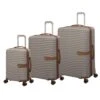 It Luggage Encompass 3 Piece Hardside 8 Wheel Expandable Spinner Set, Sandy Skin, 3 Pc -Luggage Factory Store 41GozICwr8L