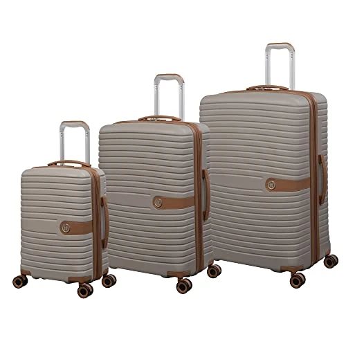 It Luggage Encompass 3 Piece Hardside 8 Wheel Expandable Spinner Set, Sandy Skin, 3 Pc 3 It Luggage Encompass 3 Piece Hardside 8 Wheel Expandable Spinner Set, Sandy Skin, 3 Pc