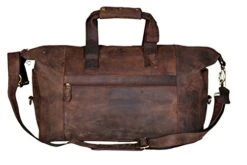 Leather Travel Duffel Bag Overnight Weekend Luggage Carry On Airplane Underseat -Luggage Factory Store 41HJ5CfiPpL