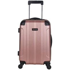 Kenneth Cole Reaction Out Of Bounds 2-Piece Hardside 4-Wheel Spinner Luggage Set: 20" Carry-On & 28" Checked Suitcase, Rose Gold -Luggage Factory Store 41J29vobvvL
