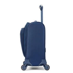 Samsonite Flexis Underseat Carry On Luggage With Spinner Wheels, Carbon Blue -Luggage Factory Store 41J6jVOnnvL