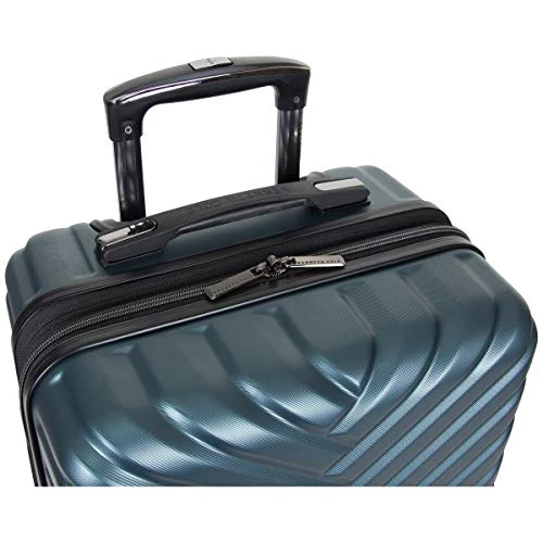 Kenneth Cole Reaction Women's Madison Square Hardside Chevron Expandable Luggage, Emerald, 2-Piece Set (20" & 28") 5 Kenneth Cole Reaction Women's Madison Square Hardside Chevron Expandable Luggage, Emerald, 2-Piece Set (20" & 28") - Image 3