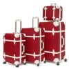 NZBZ Vintage Luggage Sets Of 4 Pieces, Carry On Cute Suitcase With Rolling Spinner Wheels TSA Lock Luggage 14"+20"+24"+28" (Cherry Red) 1 NZBZ Vintage Luggage Sets Of 4 Pieces, Carry On Cute Suitcase With Rolling Spinner Wheels TSA Lock Luggage 14"+20"+24"+28" (Cherry Red) -Luggage Factory Store 41JafXP116S
