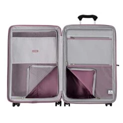 Travelpro Maxlite Air Hardside Expandable Luggage, 8 Spinner Wheels, Lightweight Hard Shell Polycarbonate, Orchid Pink Purple, Checked-Medium 25-Inch -Luggage Factory Store 41JcIa0xY1L