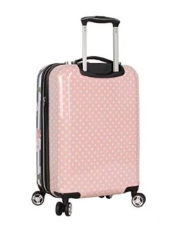 Betsey Johnson Designer 20 Inch Carry On - Expandable (ABS + PC) Hardside Luggage - Lightweight Durable Suitcase With 8-Rolling Spinner Wheels For Women (Stripe Roses) 14 Betsey Johnson Designer 20 Inch Carry On - Expandable (ABS + PC) Hardside Luggage - Lightweight Durable Suitcase With 8-Rolling Spinner Wheels For Women (Stripe Roses) -Luggage Factory Store 41JcPmbj4RL