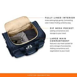 Briggs & Riley Underseat Duffle Bag, Navy -Luggage Factory Store 41Kywxv2poL