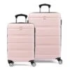 Travelpro Runway 2 Piece Luggage Set, Carry-on & Convertible Medium To Large 28-Inch Check-in Hardside Expandable Luggage, 8 Spinner Wheels, TSA Lock, Hardshell Suitcase, Powder Pink -Luggage Factory Store 41LJZs x2uL