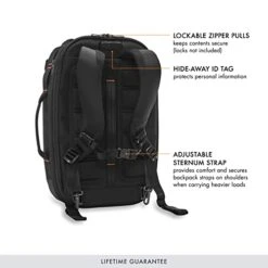 Briggs & Riley ZDX Convertible Backpack Duffel Carry-on, Black, Medium 37 Briggs & Riley ZDX Convertible Backpack Duffel Carry-on, Black, Medium -Luggage Factory Store 41Nz8kkRMeL