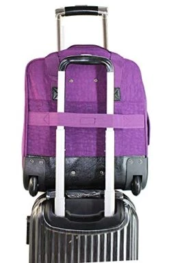 New BoardingBlue Allegiant Air Rolling Free Personal Item Under Seat (Purple) 13 New BoardingBlue Allegiant Air Rolling Free Personal Item Under Seat (Purple) -Luggage Factory Store 41OBYVdKVBL