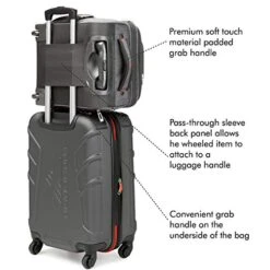 High Sierra Endeavor Wheeled Underseat Carry-On, Mercury Heather, One Size -Luggage Factory Store 41OCU KzU L