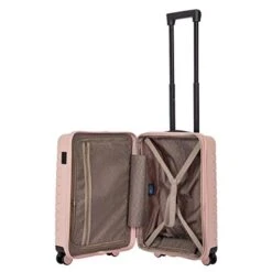 Bric's B|Y Ulisse Spinner Suitcase - 21 Inch Carry-On Luggage - Hard Exterior And TSA-Approved Lock - Pearl Pink -Luggage Factory Store 41OPbJb XRL