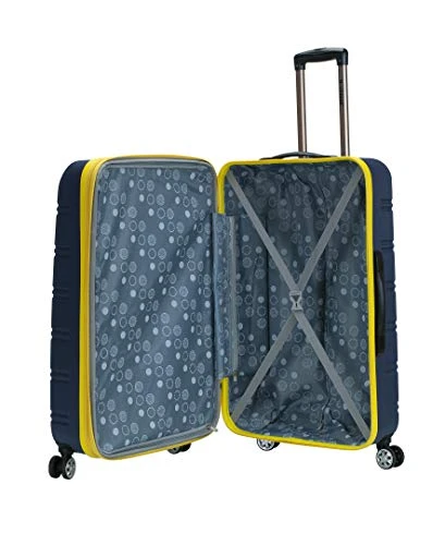 Rockland Melbourne Hardside Expandable Spinner Wheel Luggage, Navy, 3-Piece Set (20/24/28) 6 Rockland Melbourne Hardside Expandable Spinner Wheel Luggage, Navy, 3-Piece Set (20/24/28) - Image 4