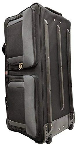 Amaro 36in Rolling Duffel Bag With Wheels | Travel Duffle Luggage Bag | Lightweight Rolling Bag L | Retractable Pull Handle (Black) 11 Amaro 36in Rolling Duffel Bag With Wheels | Travel Duffle Luggage Bag | Lightweight Rolling Bag L | Retractable Pull Handle (Black) - Image 9