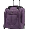 Travelpro Skypro Lightweight Airline Size Carry On Luggage Trolley Suitcase (Orchid Purple, 2-Wheel Underseat Bag) -Luggage Factory Store 41P1V2HUL L