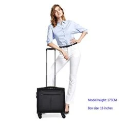 ZH Carry-On Luggage Business Travel Wheeled Rolling Laptop PC Tablet Computer Trolley Backpack, Suitcase Hand Luggage Cabin Approved Bag Lightweight For Trave Men Women 15 ZH Carry-On Luggage Business Travel Wheeled Rolling Laptop PC Tablet Computer Trolley Backpack, Suitcase Hand Luggage Cabin Approved Bag Lightweight For Trave Men Women -Luggage Factory Store 41PLlL AgxL