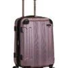 Rockland London Hardside Spinner Wheel Luggage, Pink, Carry-On 20-Inch