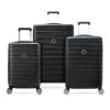 DELSEY Paris Jessica Hardside Expandable Luggage With Spinner Wheels (Black, 3-Piece Set (21/25/29)) -Luggage Factory Store 41QOQEbZJGL