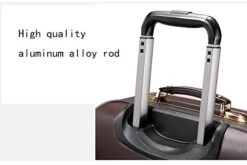 Retro Travel Suitcase Rolling Spinner Luggage Women Trolley Case 24inch Wheels Man 20inch Box PVC Vintage Cabin Travel Bag Trunk (Color : 24inch) -Luggage Factory Store 41QRzOPOn2L