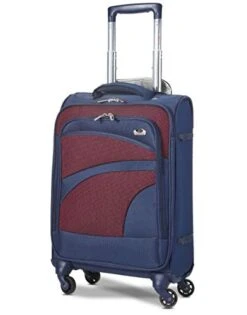 22x14x9 Airline Approved United Delta Southwest & More | CarryOn For Men & Women | Luggage Carry Bag Rolling Travel Suitcase With Large Storage Capacity |