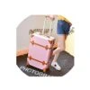 Classical Retro Rolling Luggage With Cosmetic Bag For Women Travel Carry On Trolley Suitcase,Pink2,20 2 Classical Retro Rolling Luggage With Cosmetic Bag For Women Travel Carry On Trolley Suitcase,Pink2,20 -Luggage Factory Store 41QevrYTaYL