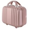 Exttlliy Mini Hard Shell Hard Travel Luggage Cosmetic Case, Small Portable Carrying Case Suitcase For Makeup (Rose Gold) 1 Exttlliy Mini Hard Shell Hard Travel Luggage Cosmetic Case, Small Portable Carrying Case Suitcase For Makeup (Rose Gold) -Luggage Factory Store 41QgtwCBa2L
