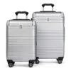 Travelpro Roundtrip Hardside Expandable Spinner Luggage, Silver, 2-Piece Set (21/25) 2 Travelpro Roundtrip Hardside Expandable Spinner Luggage, Silver, 2-Piece Set (21/25) -Luggage Factory Store 41Qv7lD QcL