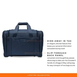 Briggs & Riley Underseat Duffle Bag, Navy -Luggage Factory Store 41S60mVZ75L