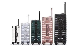 Sondre X Luggage Rolling Wheels Old Fashion Trunk Suitcase PC ABS Spinner Hardshell Carry On With TSA Lock 20" 24" 26" 29"(White) -Luggage Factory Store 41Syxcn3eQL