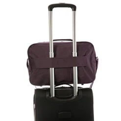16 Inch Carry On Hand Luggage Flight Duffle Bag, 2nd Bag Or Underseat, 19L (Plum) 8 16 Inch Carry On Hand Luggage Flight Duffle Bag, 2nd Bag Or Underseat, 19L (Plum) -Luggage Factory Store 41TAxH7gKsL