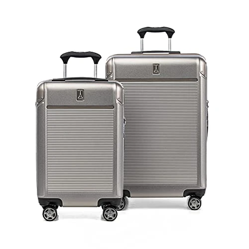 Travelpro Platinum Elite Hardside Expandable Spinner Luggage, Metallic Sand, 2-Piece Set (21/25) 3 Travelpro Platinum Elite Hardside Expandable Spinner Luggage, Metallic Sand, 2-Piece Set (21/25)