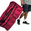 Gothamite 36-inch Rolling Duffle Bag With Wheels | Luggage Bag | Hockey Bag | XL Duffle Bag With Rollers | Heavy Duty 1200D Polyester (Fuchsia) 1 Gothamite 36-inch Rolling Duffle Bag With Wheels | Luggage Bag | Hockey Bag | XL Duffle Bag With Rollers | Heavy Duty 1200D Polyester (Fuchsia) -Luggage Factory Store 41UB80UUBQL