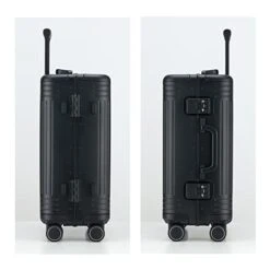 VERAGE Birmingham Aluminum Carry On Suitcase, Hardside International Spinner Luggage,Black, IATA Carry-On 20-Inch 12 VERAGE Birmingham Aluminum Carry On Suitcase, Hardside International Spinner Luggage,Black, IATA Carry-On 20-Inch -Luggage Factory Store 41UL2GelsvL