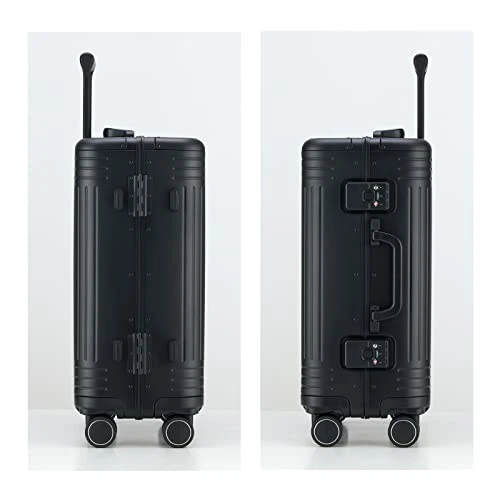 VERAGE Birmingham Aluminum Carry On Suitcase, Hardside International Spinner Luggage,Black, IATA Carry-On 20-Inch 6 VERAGE Birmingham Aluminum Carry On Suitcase, Hardside International Spinner Luggage,Black, IATA Carry-On 20-Inch - Image 4