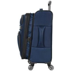 Kenneth Cole Reaction Rugged Roamer Luggage Collection Lightweight Softside Expandable 8-Wheel Spinner Travel Suitcase Bag, Navy, 2-Piece (20" Carry-On / 28" Check Size) -Luggage Factory Store 41V72ZynOqL 6e21f8f7 4ed8 4294 9627 da9faf43dcf6
