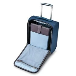Samsonite SoLyte DLX Underseat Wheeled Carry-On (Mediterranean Blue) -Luggage Factory Store 41VcOSsm2RL