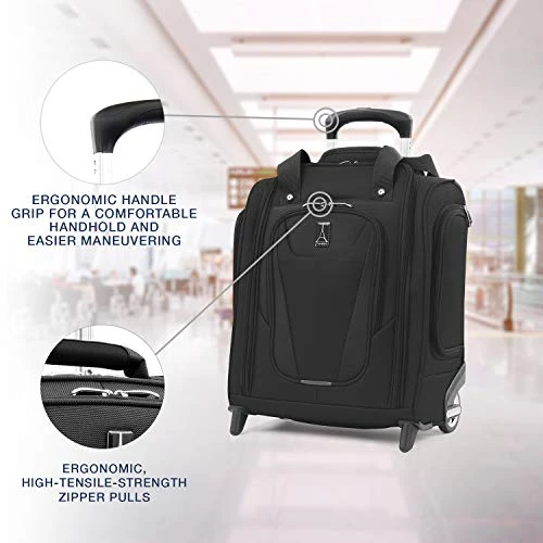 Travelpro Maxlite 5-Rolling Underseat Compact Carry-On Bag, Black, 15-Inch 8 Travelpro Maxlite 5-Rolling Underseat Compact Carry-On Bag, Black, 15-Inch - Image 6