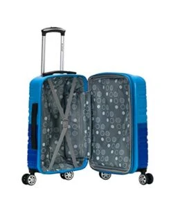 Rockland Melbourne Hardside Expandable Spinner Wheel Luggage, Two Tone Blue, Carry-On 20-Inch 14 Rockland Melbourne Hardside Expandable Spinner Wheel Luggage, Two Tone Blue, Carry-On 20-Inch -Luggage Factory Store 41YZyI4q2PL
