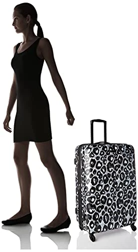 American Tourister Moonlight Hardside Expandable Luggage With Spinner Wheels, Leopard Black, 3-Piece Set (21/24/28) 4 American Tourister Moonlight Hardside Expandable Luggage With Spinner Wheels, Leopard Black, 3-Piece Set (21/24/28) - Image 2