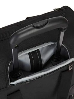 Travelers Club Business Class 16-Inch Under The Seat Carry-On Luggage, Executive Black -Luggage Factory Store 41ZG6a yU0L