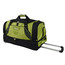 TPRC 30" Durable Rip-Stop Nylon Rolling Luggage Duffel Bag, 30 Inch, Green -Luggage Factory Store 41 2BANzuYwKL
