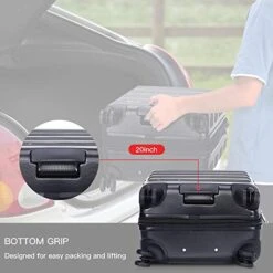 Verdi Luggage Set 3 Piece - Lightweight With USB Port Hardside Carry On Suitcase - Includes Expandable 20 Inch Carry On, 24In/TSA-Approved Lock 28In Checked Bag With 8-Wheel Rolling Spinner 12 Verdi Luggage Set 3 Piece - Lightweight With USB Port Hardside Carry On Suitcase - Includes Expandable 20 Inch Carry On, 24In/TSA-Approved Lock 28In Checked Bag With 8-Wheel Rolling Spinner -Luggage Factory Store 41aizqQxIxL