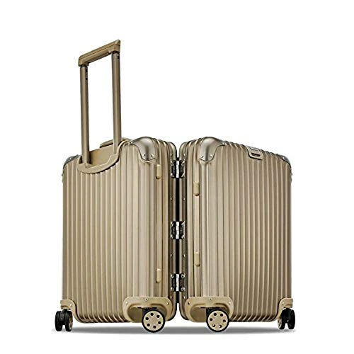 Rimowa Topas Titanium Carry On Luggage IATA 21" Inch Multiwheel 32L Suitcase - Champagne 4 Rimowa Topas Titanium Carry On Luggage IATA 21" Inch Multiwheel 32L Suitcase - Champagne - Image 2