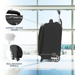 Travelpro Luggage Maxlite 5 16" Lightweight Carry-on Rolling Tote Suitcase, Black 11 Travelpro Luggage Maxlite 5 16" Lightweight Carry-on Rolling Tote Suitcase, Black -Luggage Factory Store 41cNJioQU L 9e036a98 47e4 486e 826f 835d38223362