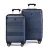 Travelpro Roundtrip Hardside Expandable Luggage, TSA Lock, 8 Spinner Wheels, Hard Shell Polycarbonate Suitcase, Navy, 2-Piece Set (21/25) -Luggage Factory Store 41cVhAJTDSL