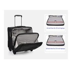 ZH Carry-On Luggage Business Travel Wheeled Rolling Laptop PC Tablet Computer Trolley Backpack, Suitcase Hand Luggage Cabin Approved Bag Lightweight For Trave Men Women 16 ZH Carry-On Luggage Business Travel Wheeled Rolling Laptop PC Tablet Computer Trolley Backpack, Suitcase Hand Luggage Cabin Approved Bag Lightweight For Trave Men Women -Luggage Factory Store 41csKgTAyWL