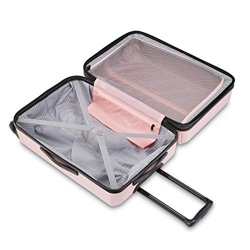 American Tourister Stratum XLT Expandable Hardside Luggage With Spinner Wheels, Pink Blush, 3-Piece Set (20/24/28) 9 American Tourister Stratum XLT Expandable Hardside Luggage With Spinner Wheels, Pink Blush, 3-Piece Set (20/24/28) - Image 7