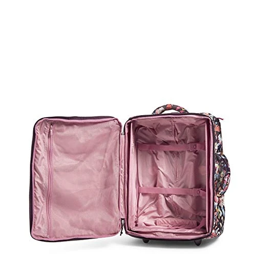 Vera Bradley Women's Lighten Up Small Softside Foldable Rolling Suitcase Luggage, Indiana Blossoms 5 Vera Bradley Women's Lighten Up Small Softside Foldable Rolling Suitcase Luggage, Indiana Blossoms - Image 3