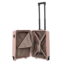Bric's B|Y Ulisse Spinner Suitcase - 21 Inch Carry-On Luggage - Hard Exterior And TSA-Approved Lock - Pearl Pink -Luggage Factory Store 41gpqiTA1eL