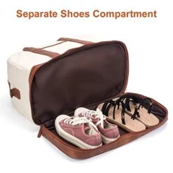 Weekender Bag For Women Canvas Overnight Bag Large Travel Bags For Women Carry On Shoulder Duffle Bag With Shoe Compartment,Perfect For Travel/Daily Use/Birthday Gift (Beige) 16 Weekender Bag For Women Canvas Overnight Bag Large Travel Bags For Women Carry On Shoulder Duffle Bag With Shoe Compartment,Perfect For Travel/Daily Use/Birthday Gift (Beige) -Luggage Factory Store 41i7EuG PpL